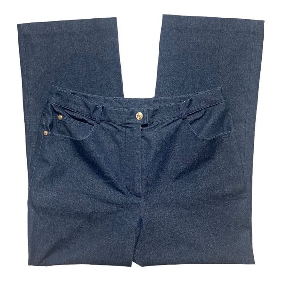 St. John Sport SZ 12 High-Rise Wide Leg Pants - Picture 1 of 7